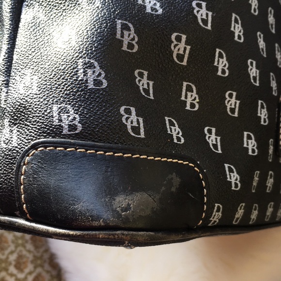 “ DOONEY & BOURKE “ HOBO STYLE BLACK PURSE - Picture 8 of 13